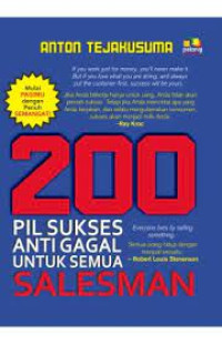 Image of 200 Pil Sukses Anti Gagal untuk Semua Salesman