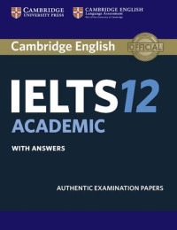Image of Cambridge English IELTS 12 : ACADEMIC