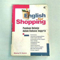 Image of English For Shoping Panduan Belanja Dalam Bahasa Inggris