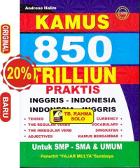 Image of Kamus 850 Trilyun : Inggris-Indonesia, Indonesia- Inggris