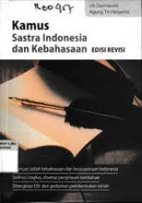 Image of Kamus Sastra Indonesia Dan Kebahasaan