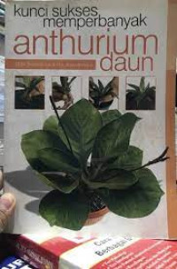 Image of Kunci Sukses Memperbanyak Anthurium Daun